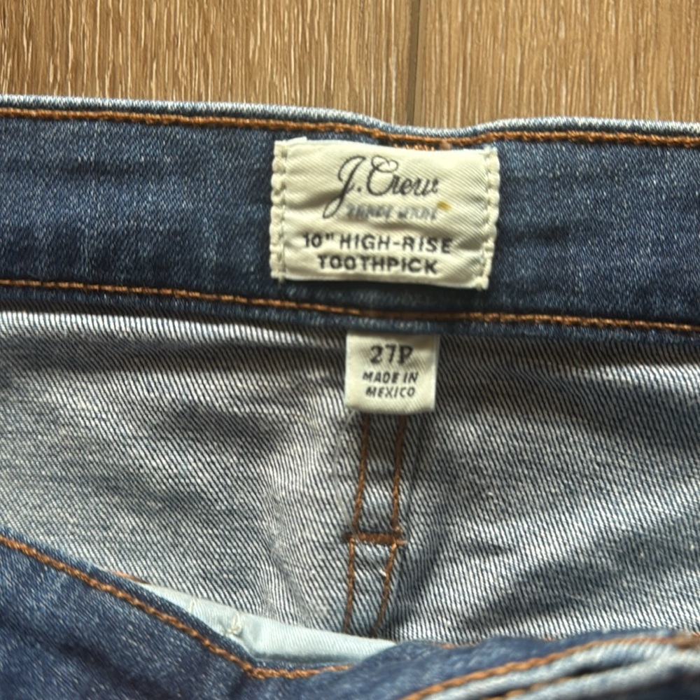 J.Crew High Rise Button Fly Jeans - Picture 4 of 5